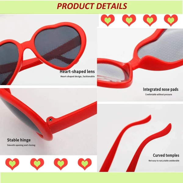 Heart Shaped DifractionSunglasses - Image 6