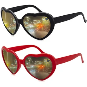 Heart Shaped DifractionSunglasses