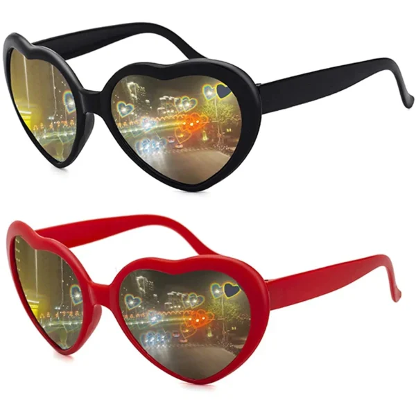Heart Shaped DifractionSunglasses