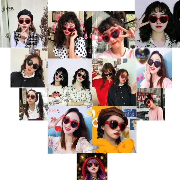 Heart Shaped DifractionSunglasses - Image 4