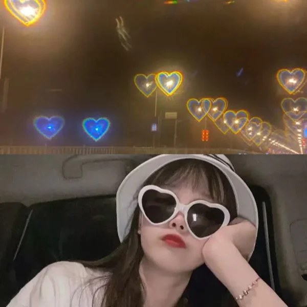 Heart-shaped Prism Glasses - Image 4